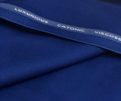 Suiting fabric Waterfall collection suiting fabric 58"wide available in 2 colors Royal blue and Navy blue [18547/48]