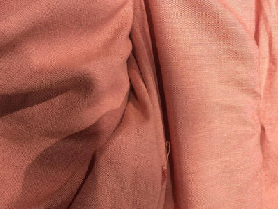Linen  75% COTTON 25%  54" wide two tone linen peach x pink [17721]