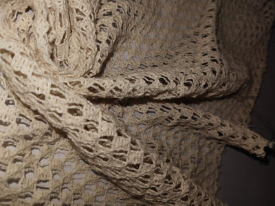 fancy LACE overlay fabric offers intricate woven patterns in 5 designs