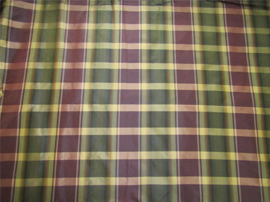 silk taffeta fabric dark shade aubergine /green/light gold 54" wide TAF#C56[2]