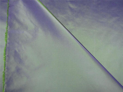 100% Pure silk taffeta fabric kingfishergreen x purple 54" wide TAF293