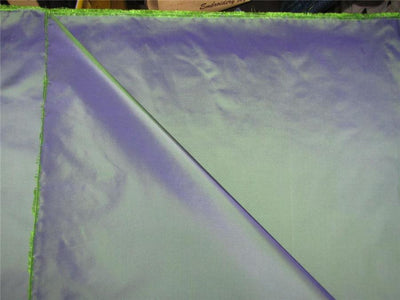 100% Pure silk taffeta fabric kingfishergreen x purple 54" wide TAF293