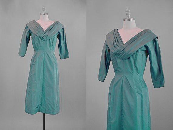 100% Pure silk taffeta fabric kingfishergreen x purple 54" wide TAF293