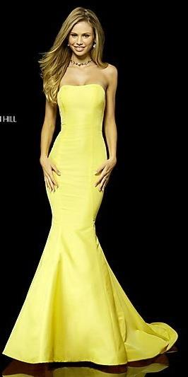 100% Pure silk taffeta fabric lemon yellow 54" wide TAF297[1]