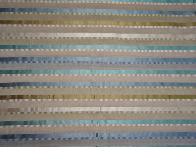 100%SILK TAFFETA FABRIC MULTI COLOUR WITH SATIN STRIPES 54" wide TafS123[2]