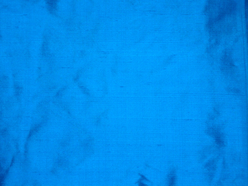 Silk Dupioni fabric Deep Ocean Blue color 54" wide DUP176[4]