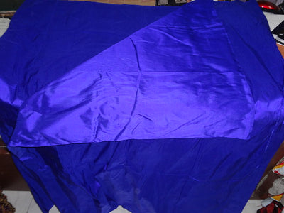 Silk dupioni fabric Duke Ink Blue color 54" wide DUP176[2]