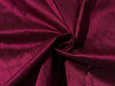 100% PURE SILK DUPIONI FABRIC RUBY RED color 54" wide WITH SLUBS MM128[2]