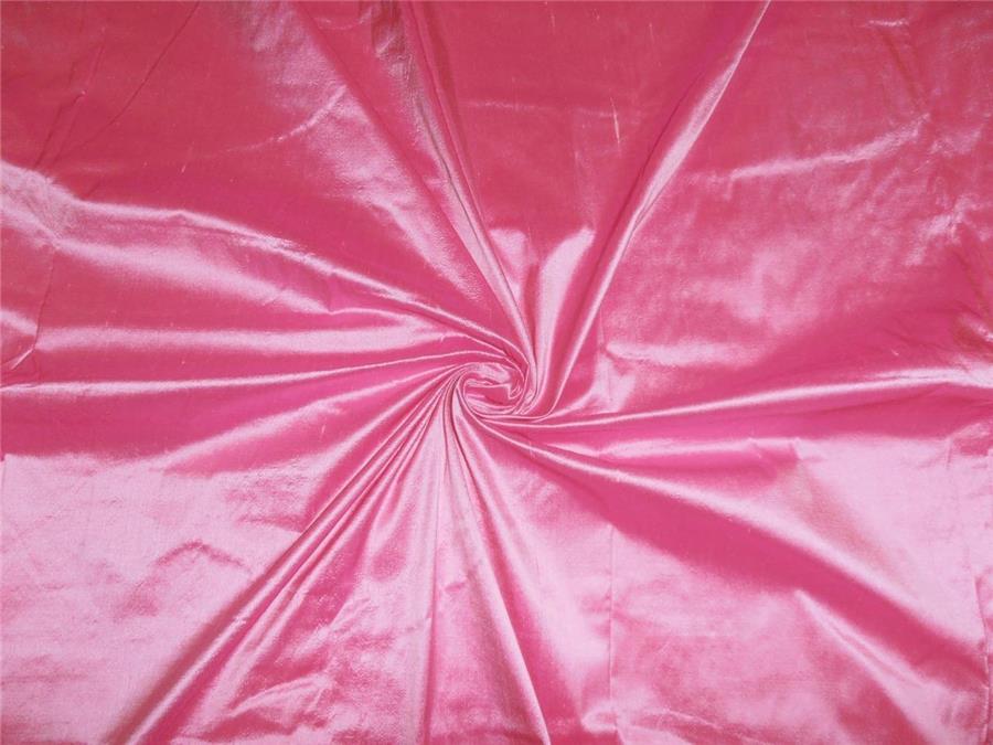 100% PURE SILK DUPION FABRIC SHOCKING PINK color 54" wide WITHOUT SLUBS DUP194[1]