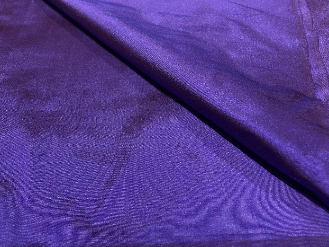 Silk Dupioni fabric royal blue x burgundy  color 54" wide DUP421