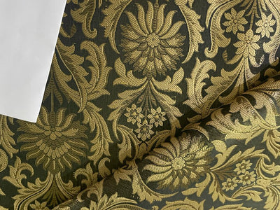 Silk Brocade fabric GOLD X METALIC GOLD 44" wide BRO906[1]