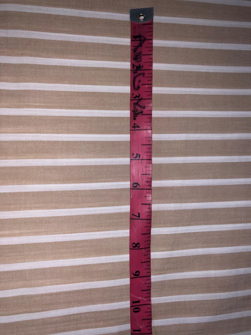 100% Cotton Poplin 58" wide  stripes available in 2 colors beige and chocolate brown[17811/812]