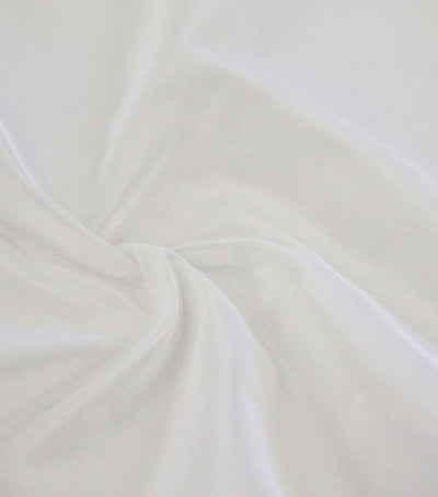 SILK TAFFETA fabric White COLOR 54" WIDE wide TAF1