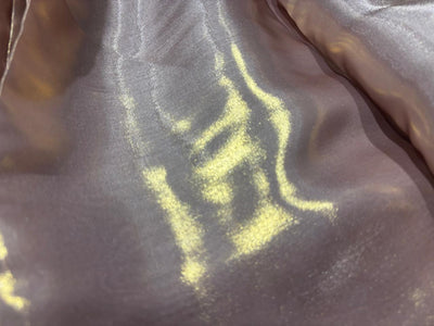 Liquid organza fabric 58" wide onion pink with gold  tinge [17340]