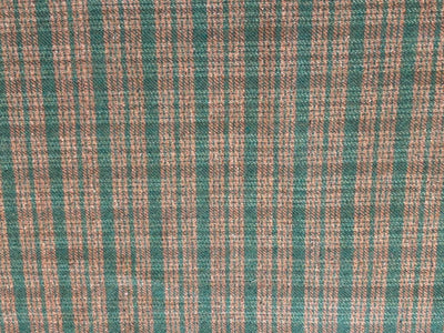 Tweed Premium Suiting Wool Blended plaids in green and  mustard tan Fabric 58" wide [18280]