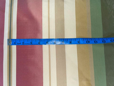 Silk taffeta excellent stripes 54" wide TAF#S34