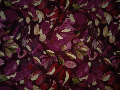 Premium Viscose Rayon  fabric with foil print 58" wide available in four colors