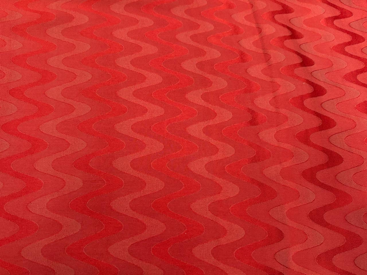 100% Silk Crepe Jacquard Fabric – Two-Tone Finish in Teal,Navy & Green/Burgundy & Red/Gold  44” Wide  16 Momme [18369/70/71]