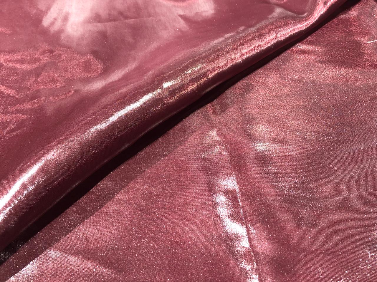 Liquid organza fabric 58" wide red wine with silver tinge [17334]