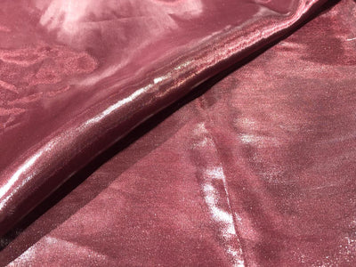 Liquid organza fabric 58" wide red wine with silver tinge [17334]