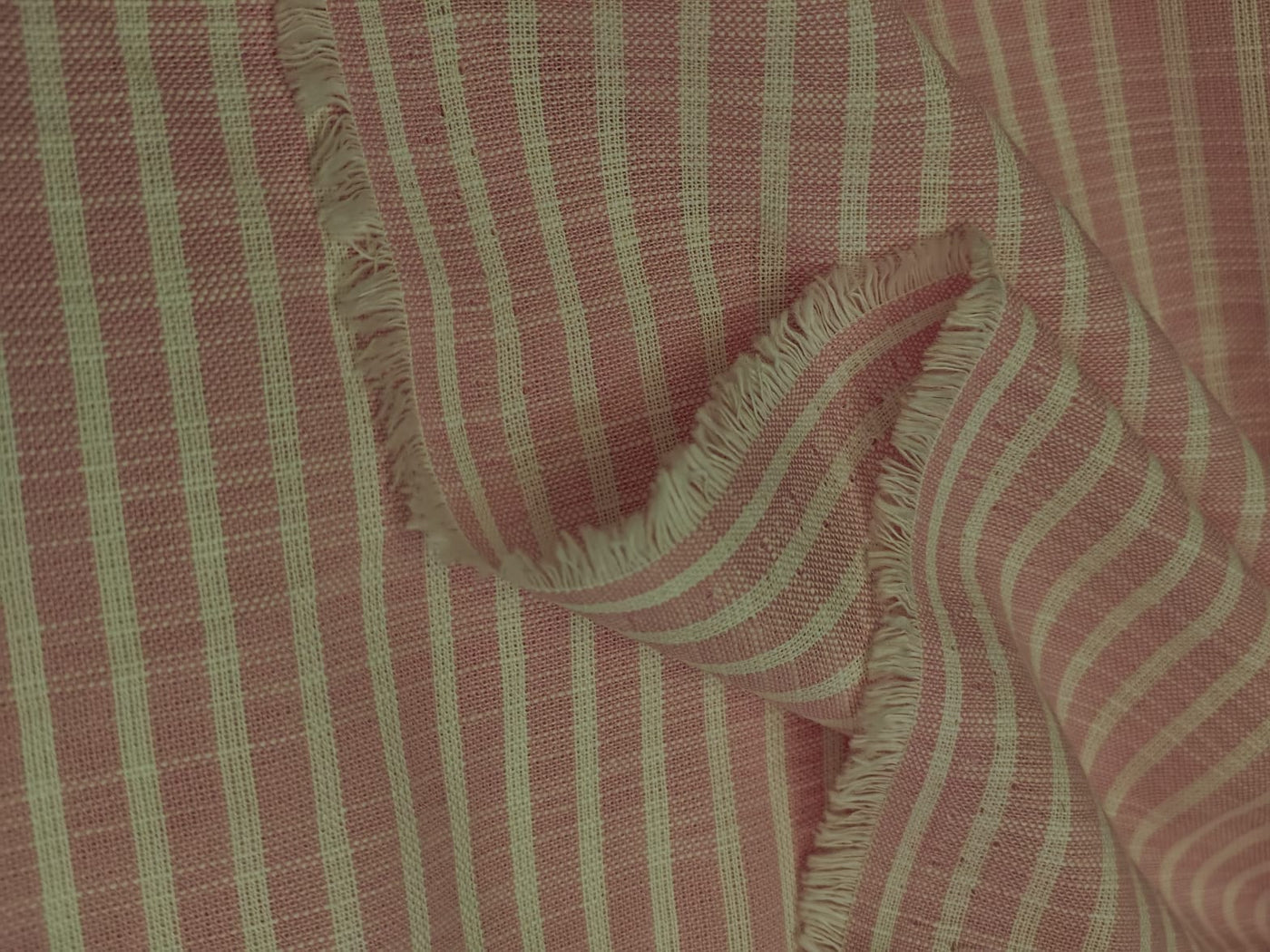 100% Cotton Poplin 58" wide  stripes available in 2 colors light pink and dark pinkp[18311/12]