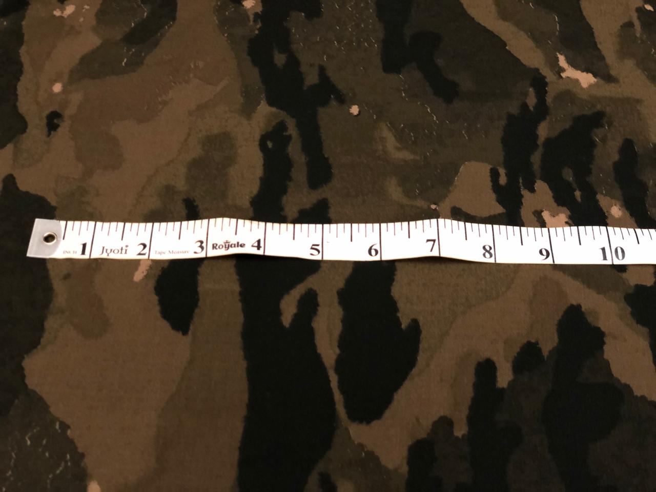 100% Cotton Denim  Fabric 58" wide available in 2 different designs of army prints [18680/81]