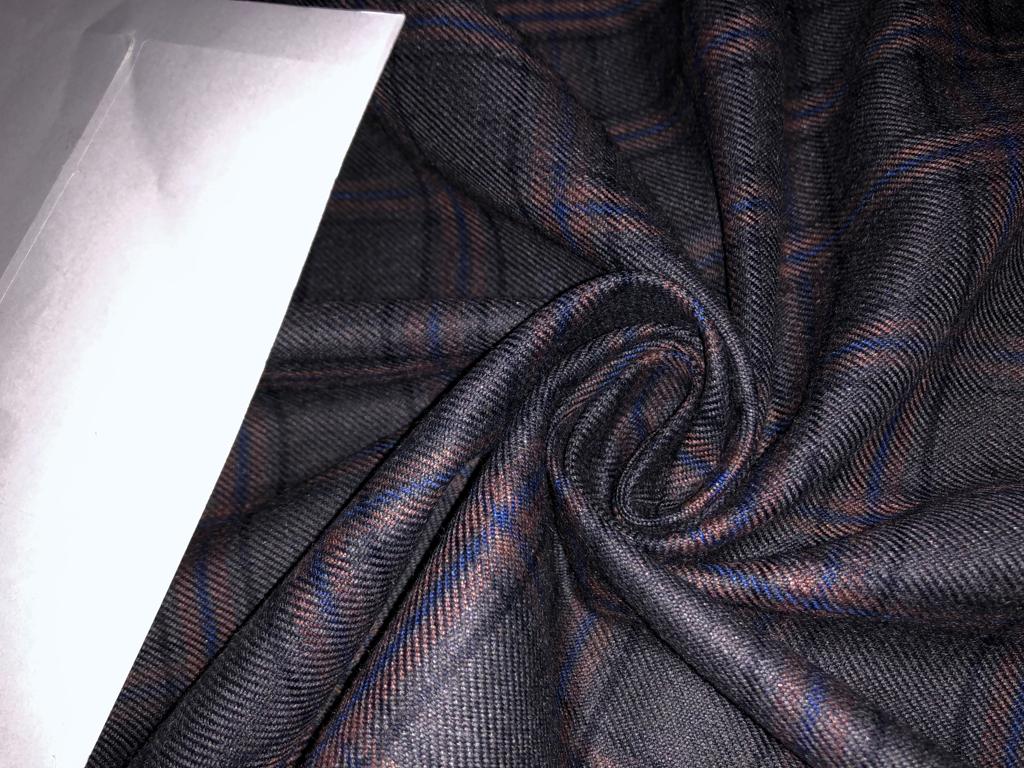 Light weight Suiting plaids TWEED Fabric 58" available in 2 colors silver grey and charcoal grey