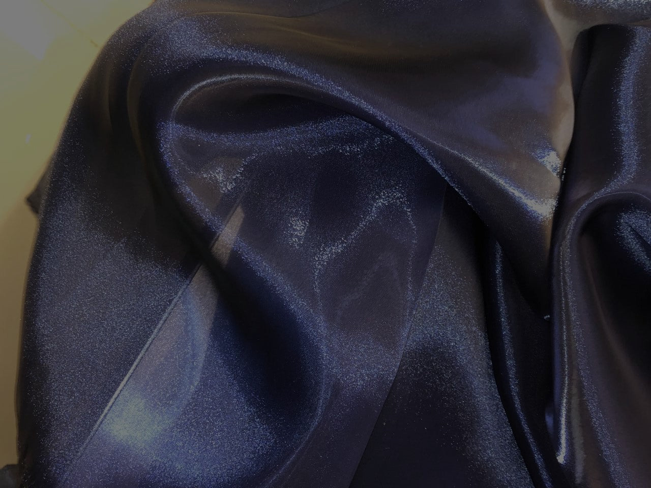 Liquid organza fabric 58" wide with gold  tinge available in 4 colors dark rose ,mustard brown ,mint and dark navy [[18334/35/36/37]