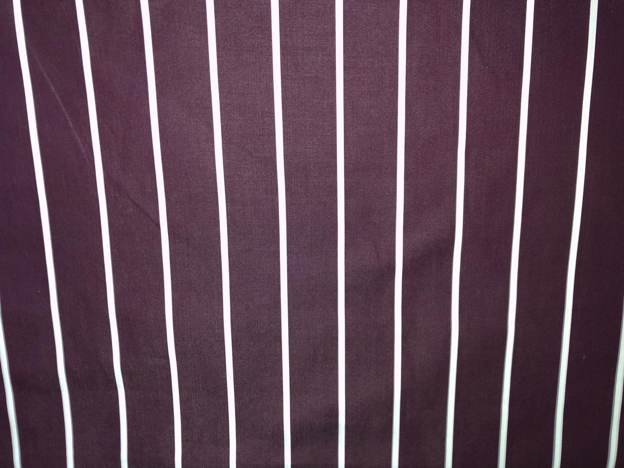 100% Cotton Poplin 58" wide  stripes available in 2 colors beige and chocolate brown[17811/812]