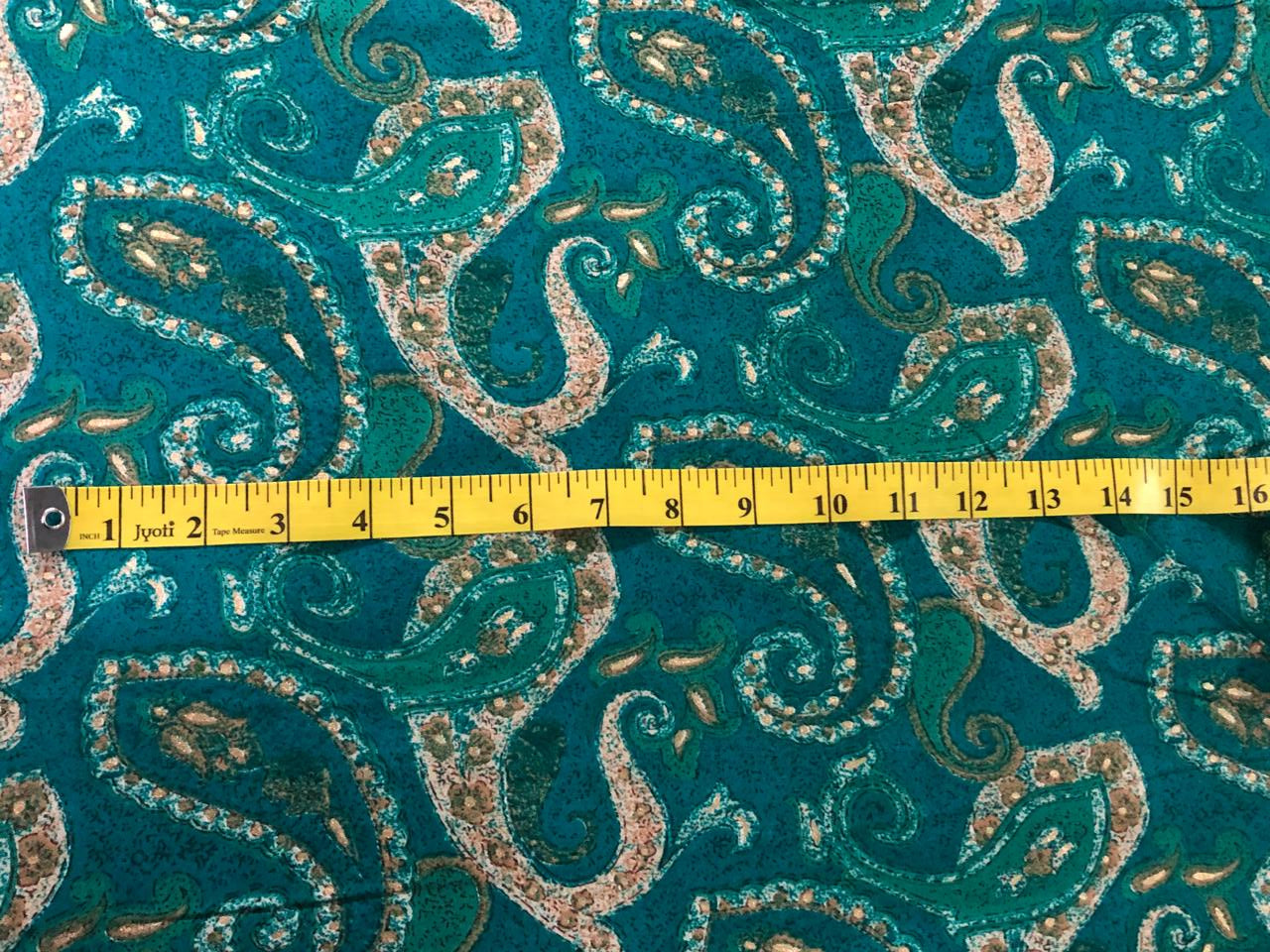 Premium Viscose Rayon fabric with foil print 58" wide available in four colors RED/PINK/PEACOCK GREEN AND MUSTARD GOLD