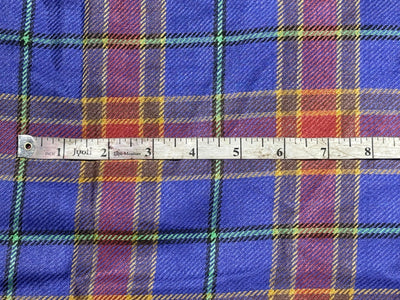 100% Silk  Wool twill , plaids available in 6 colors [17774/75/76/77/78/79]