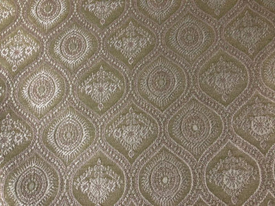 Brocade Fabric 44" wide BRO848/BRO907 available in two designs and color blueish grey and dusty rose red