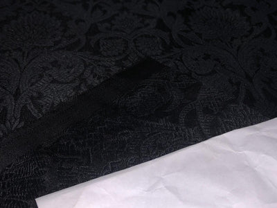 Brocade Fabric FLORAL Jacquard   44" WIDE available in 7 colors red,black,green,pink,wine,navy and goldBRO984