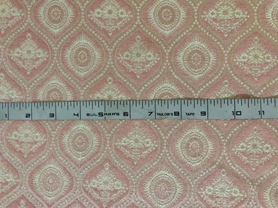 Brocade Fabric 44" wide BRO848/BRO907 available in two designs and color blueish grey and dusty rose red