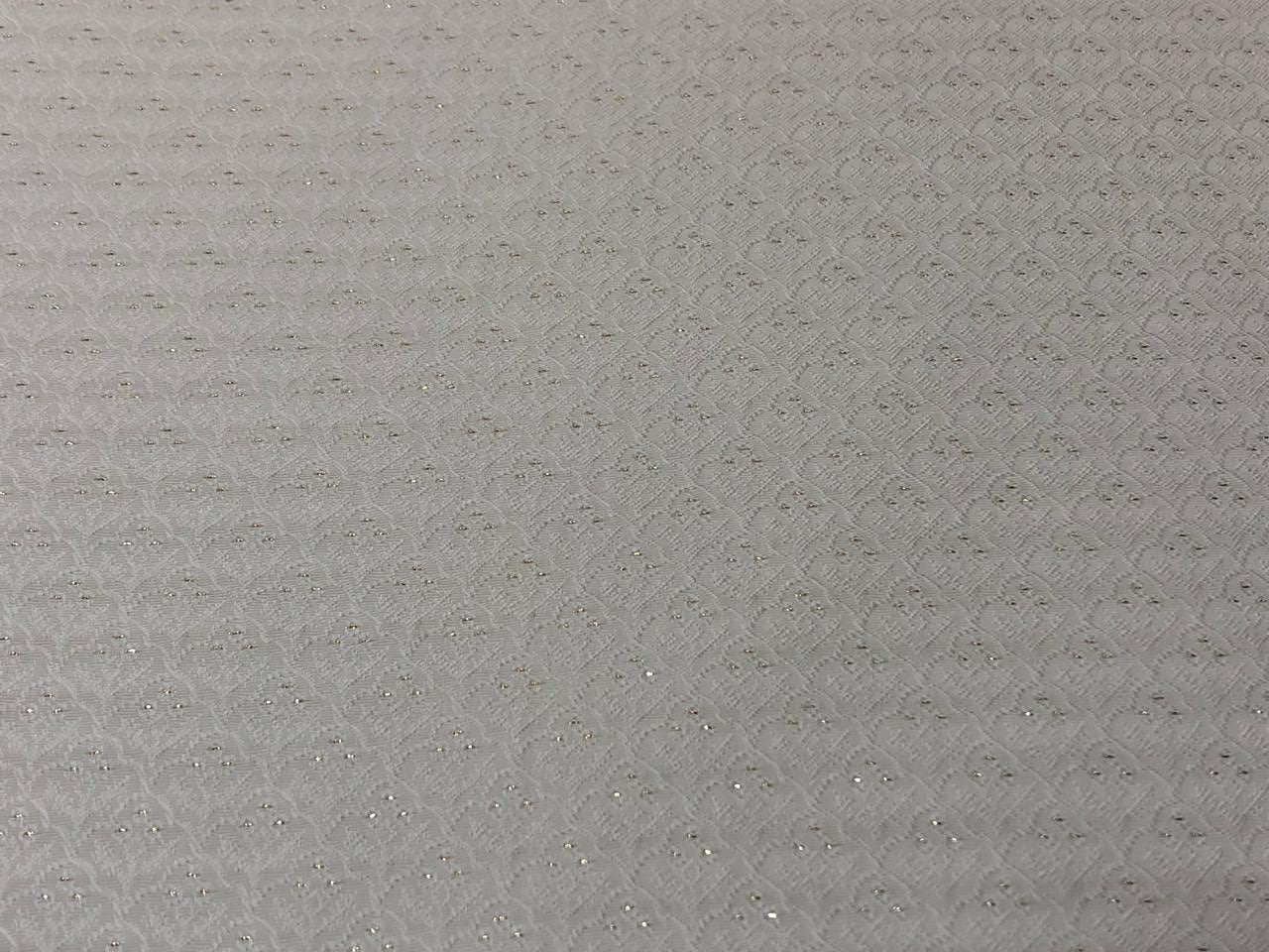 Silk Brocade fabric motifs with subtle lurex in 2 different colors white ivory and baby pink BRO1098[3/4]