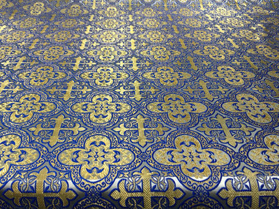 Brocade fabric VESTMENT 58" wide  available in 4 colors green/blue/red and purple BRO950