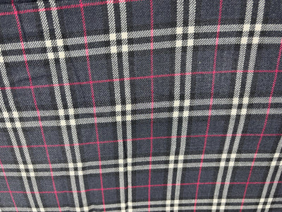 100% Silk  Wool twill , plaids available in 6 colors [17774/75/76/77/78/79]