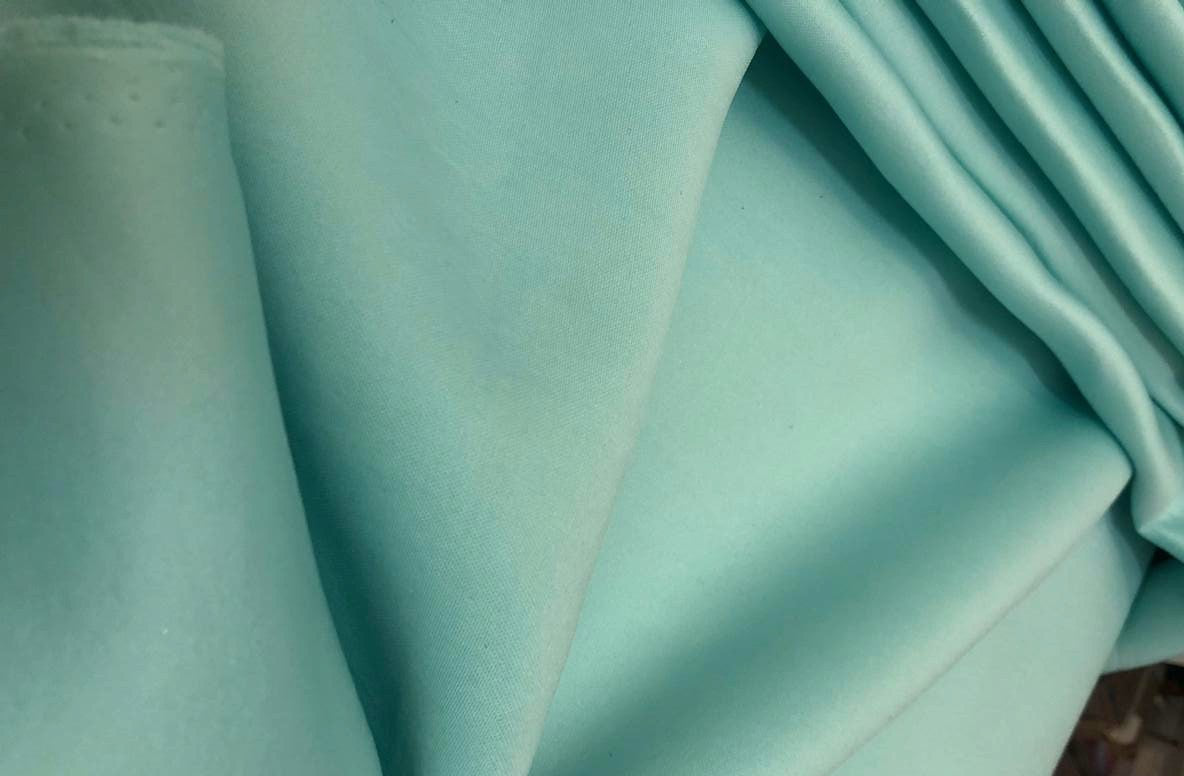 Mint green Color Scuba /Neoprene Lycra fashion wear2 MM thick Dress fabric ~ 58&quot;[12115]