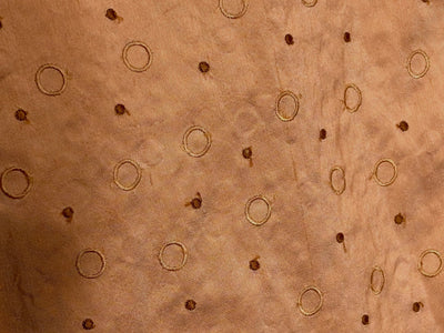 100% Silk dupioni silk  golden peach  embroidery 54" wide DUPE69[2]