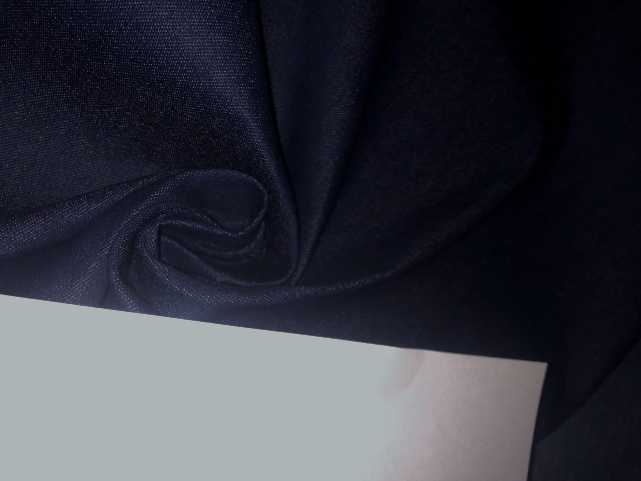 100% Cotton Denim  Fabric 58" wide available in 4 COLORS DENIM REVERSABLE JET BLACK X GREEN DENIM BROWN SLATE BLUE and DENIM BLUE