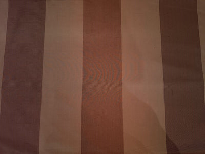 Silk taffeta rich pale orange stripes-4 inch 54" wide Taf#S53[2]