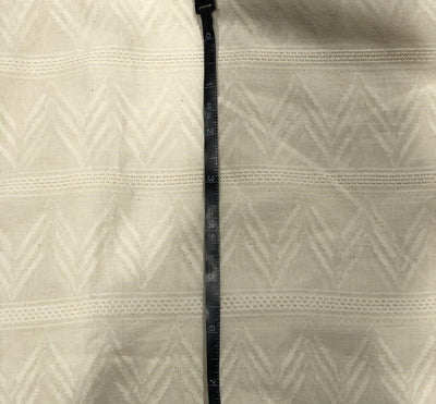 100% Cotton dobby and jacquard dark ivory [17723]