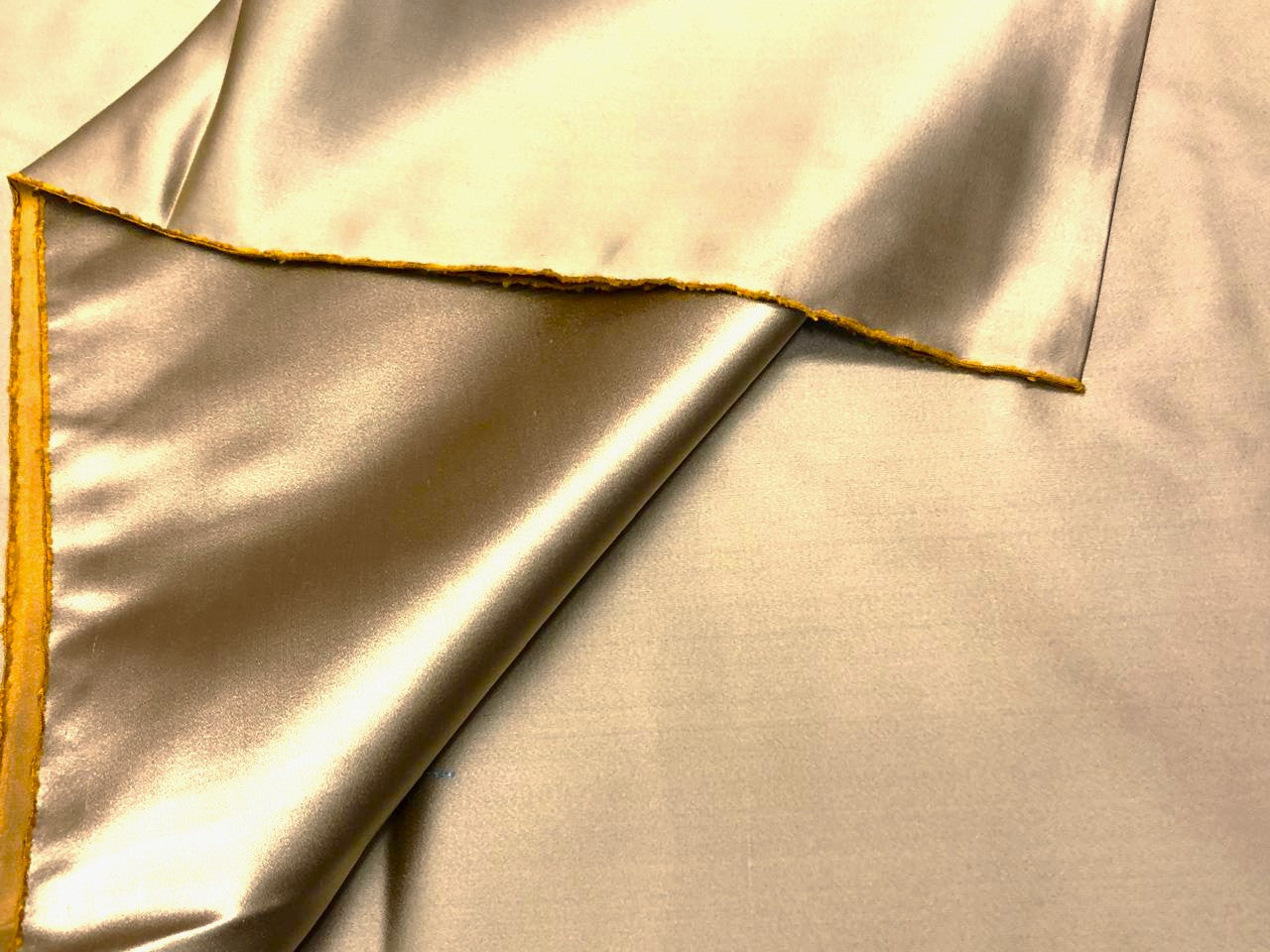 100% SILK DUTCHESS SATIN FAWN 48 momme 54" wide [18380]