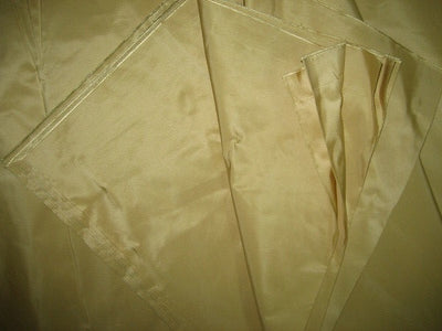 Pure Silk Taffeta fabric Golden Cream color 54" wide TAF182[2]