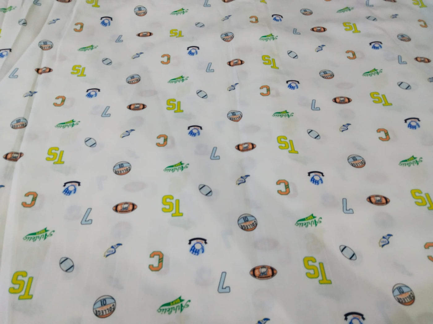 100% Cotton Poplin Sporty Print 58" wide [15948]