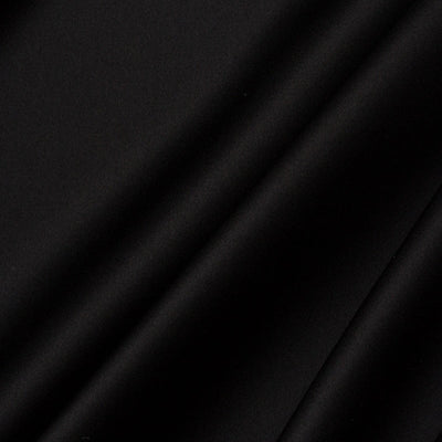 100% Pure Silk Satin 200 Gram  Black 44" Wide  [17600]