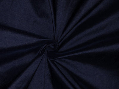 Silk Dupion fabric Dark Midnight Blue color 54" wide DUP404