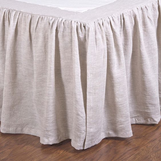 Pure Linen Bed Skirt