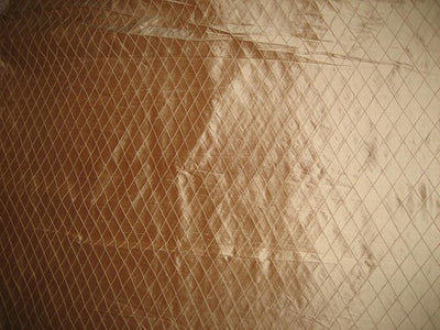 Silk Dupioni 54" pintucked rich almond colour 44" wide DUPP16[3]