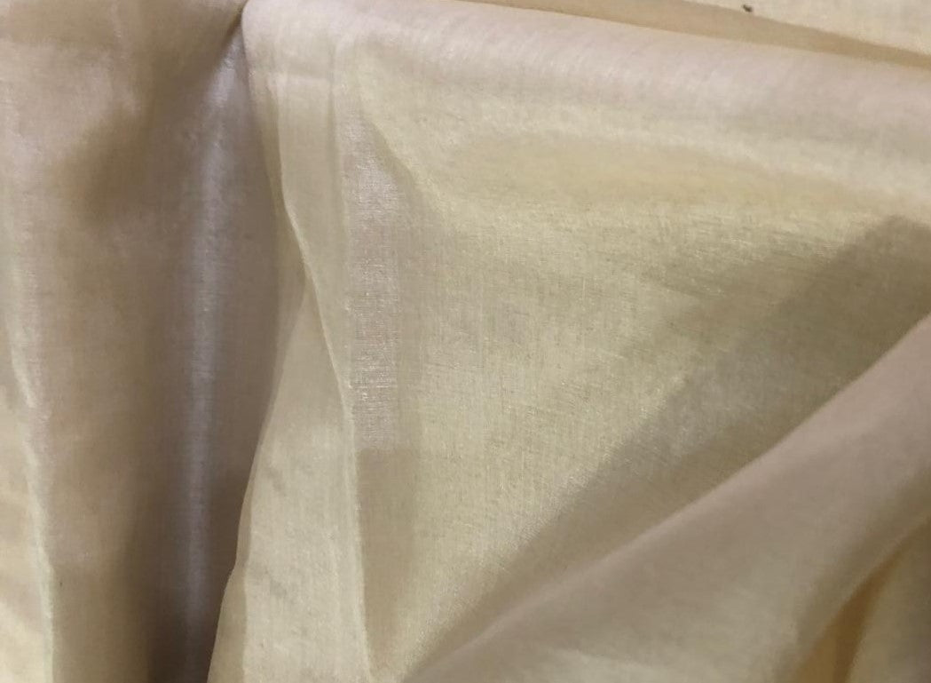 Silk  Tussar 44" FABRIC amazing for tussar sari 44" [17228]